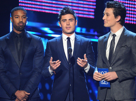 Zac Efron, Michael B. Jordan, Miles Teller Zac Efron, Michael B. Jordan, Miles Teller